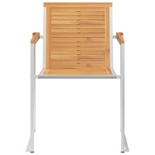 4 Stk. Gartensthle mit Kissen Massivholz Teak
