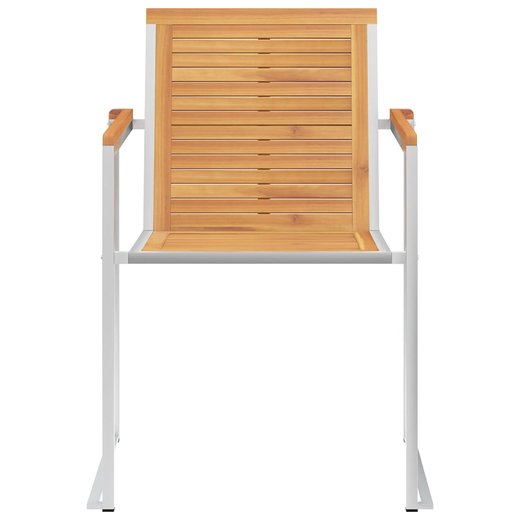 4 Stk. Gartensthle mit Kissen Massivholz Teak