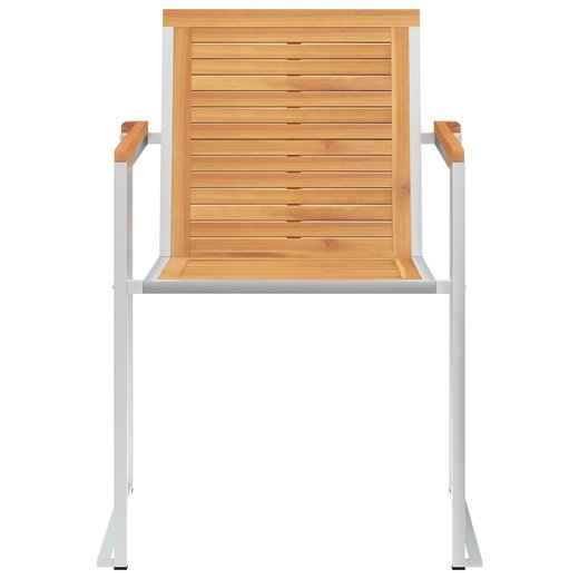 6 Stk. Gartensthle mit Kissen Massivholz Teak