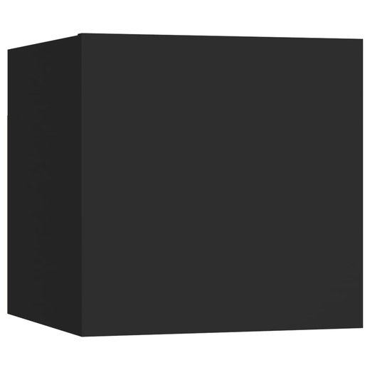 5-tlg. TV-Schrank-Set Schwarz Spanplatte