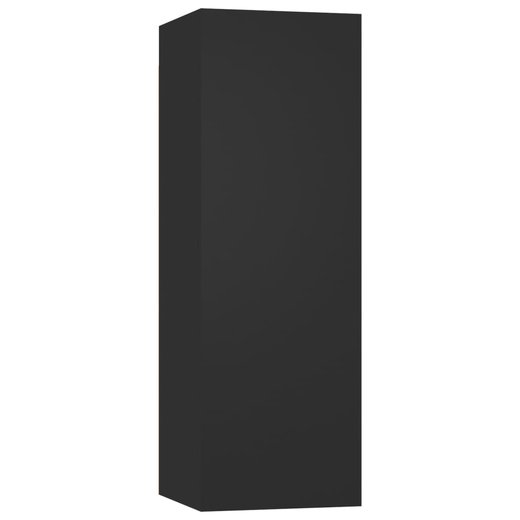 5-tlg. TV-Schrank-Set Schwarz Spanplatte