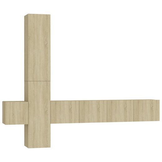 5-tlg. TV-Schrank-Set Sonoma-Eiche Spanplatte