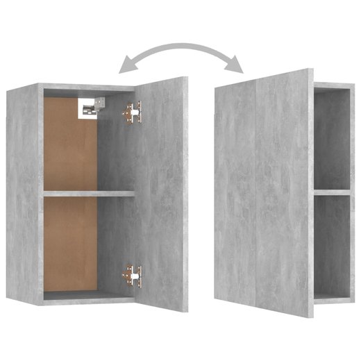 TV-Schrnke 7 Stk. Betongrau 30,5x30x60 cm Spanplatte