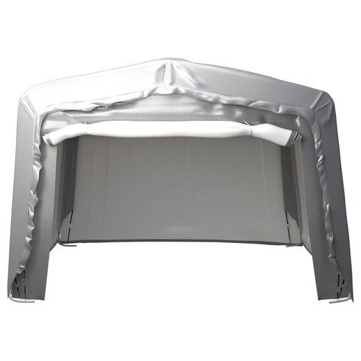 Lagerzelt 370x370 cm Stahl Grau