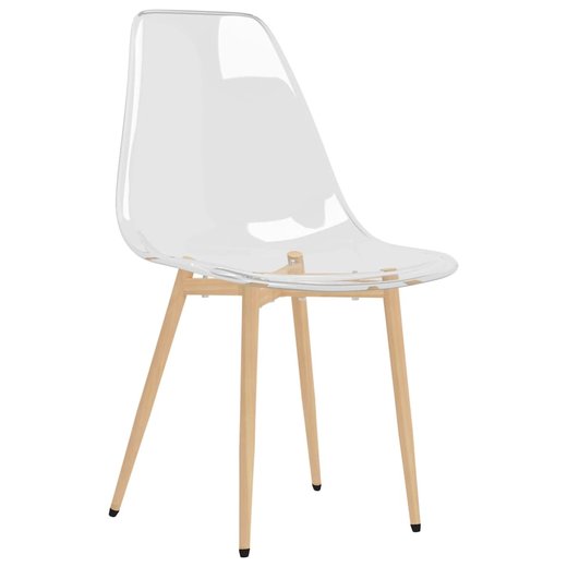 Esszimmersthle 6 Stk. Transparent PET