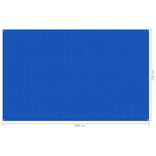 Zeltteppich 250x400 cm Blau