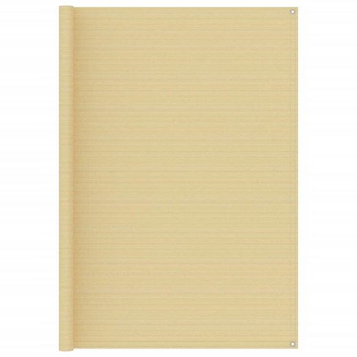 Zeltteppich 200x400 cm Beige