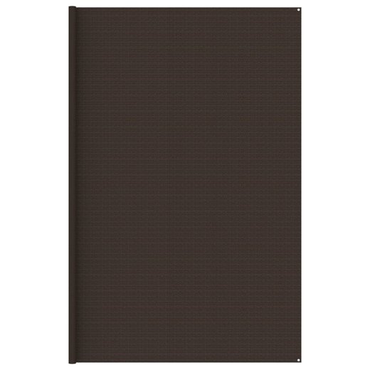 Zeltteppich 400x600 cm Braun