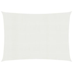 Sonnensegel 160 g/m Wei 6x7 m HDPE