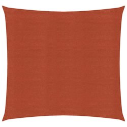 Sonnensegel 160 g/m Terrakottarot 7x7 m HDPE