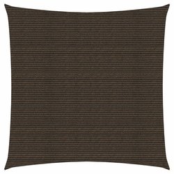 Sonnensegel 160 g/m Braun 7x7 m HDPE