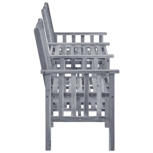 Gartensthle mit Teetisch 159x61x92 cm Massivholz Akazie