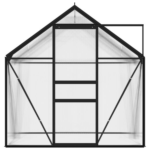 Gewchshaus Anthrazit Aluminium 2,47 m