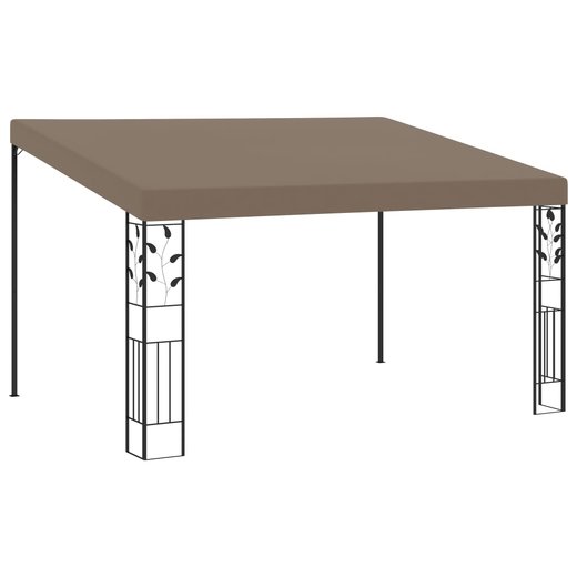 Wand-Pavillon 4x3x2,5 m Taupe