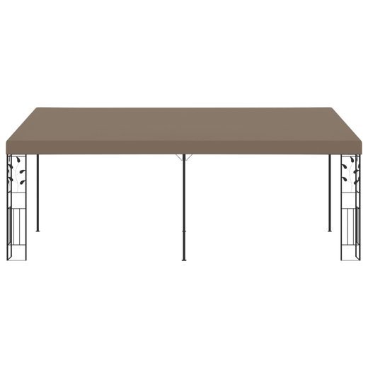 Wand-Pavillon 6x3x2,5 m Taupe