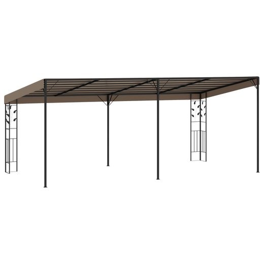 Wand-Pavillon 6x3x2,5 m Taupe