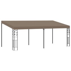 Wand-Pavillon 6x3x2,5 m Taupe