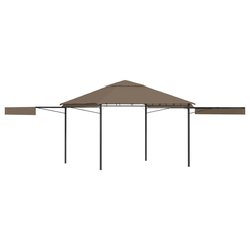 Pavillon mit Doppelt Erweiterten Dchern 3x3x2,75 cm 180...