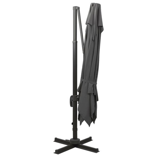 Ampelschirm mit Lftung 300x300 cm Anthrazit