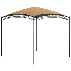 Pavillon 3x3x2,65 m Taupe 180 g/m