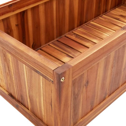 Hochbeet mit Spalier 80x38x150 cm Massivholz Akazie