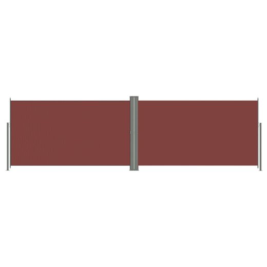 Seitenmarkise Ausziehbar Braun 180x600 cm