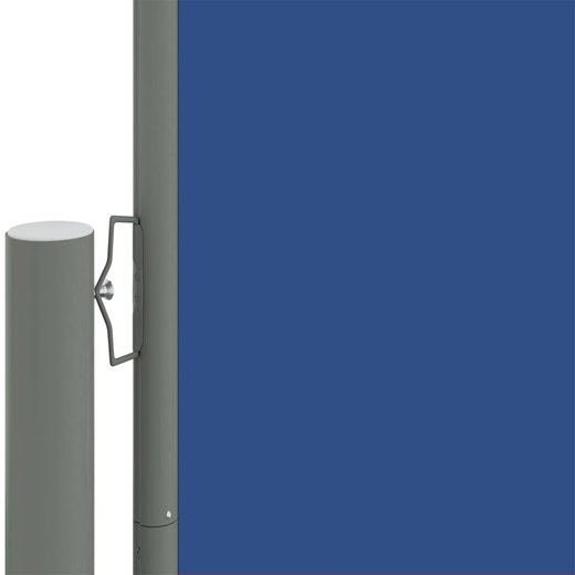 Seitenmarkise Ausziehbar Blau 180x1000 cm