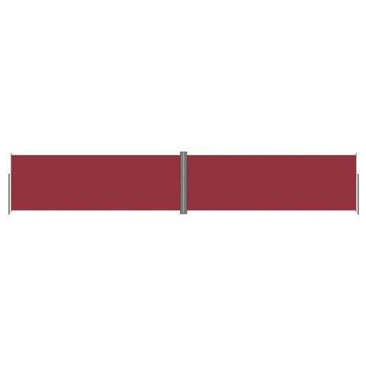 Seitenmarkise Ausziehbar Rot 180x1000 cm