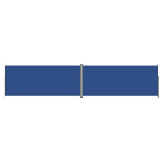 Seitenmarkise Ausziehbar Blau 220x1000 cm