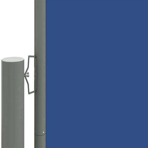 Seitenmarkise Ausziehbar Blau 220x1000 cm
