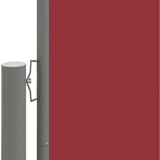 Seitenmarkise Ausziehbar Rot 200x1200 cm