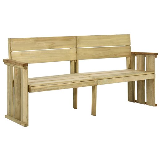 Gartenbank 172 cm Kiefernholz Imprgniert