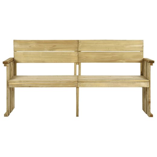 Gartenbank 172 cm Kiefernholz Imprgniert