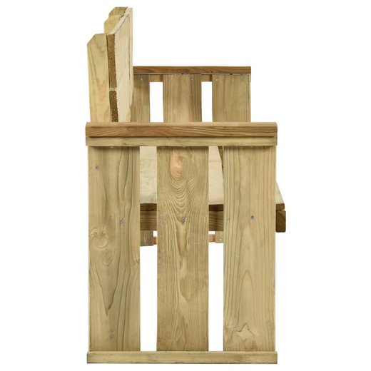 Gartenbank 172 cm Kiefernholz Imprgniert