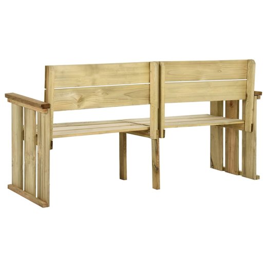 Gartenbank 172 cm Kiefernholz Imprgniert