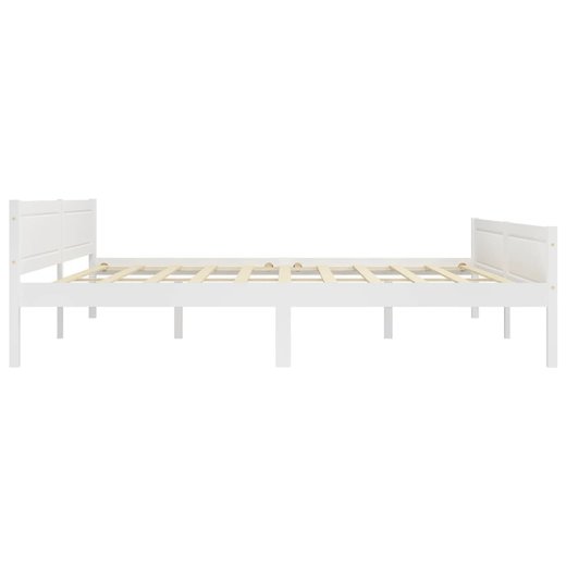 Massivholzbett Kiefer Wei 200x200 cm