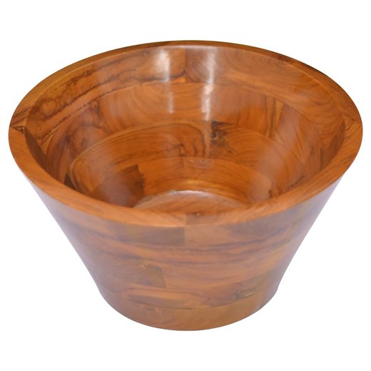 Waschbecken Massivholz Teak F40x20 cm