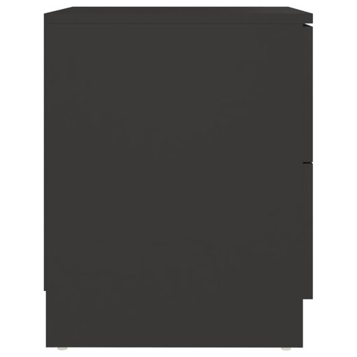 Nachttisch Schwarz 40x40x50 cm Spanplatte