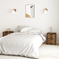 Nachttische 2 Stk. Ruchereiche 40x40x50 cm Spanplatte