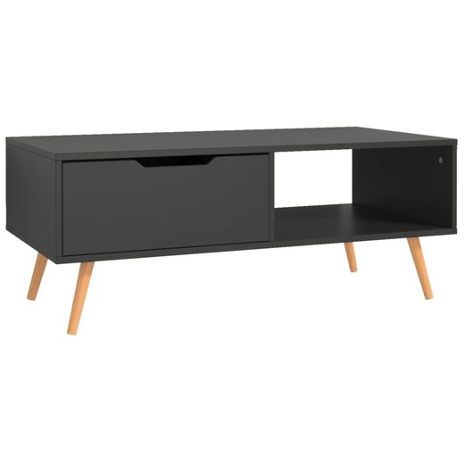 Couchtisch Grau 100x49,5x43 cm Spanplatte