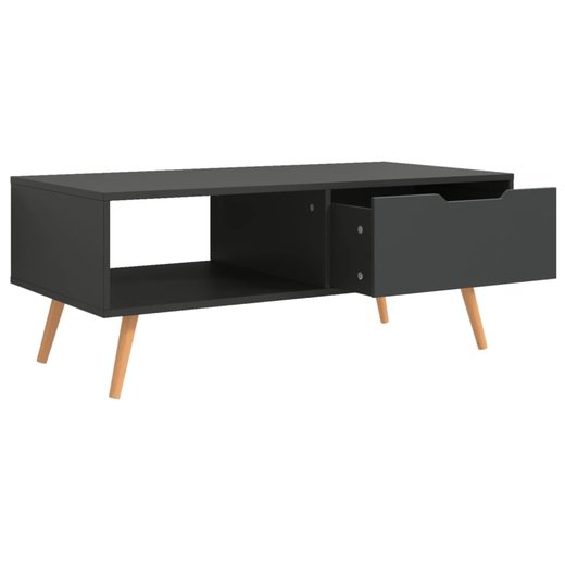 Couchtisch Grau 100x49,5x43 cm Spanplatte