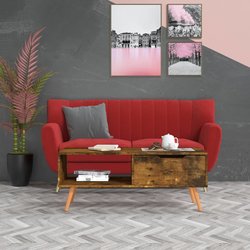 Couchtisch Ruchereiche 100x49,5x43 cm Spanplatte