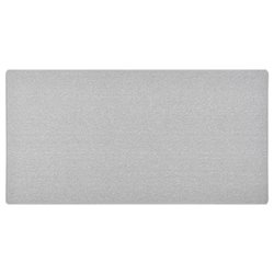 Teppichlufer Hellgrau 80x150 cm