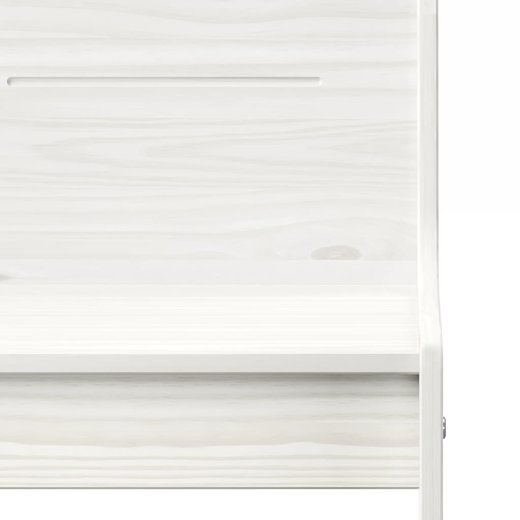 Eckbank 151 cm Massivholz Kiefer Wei