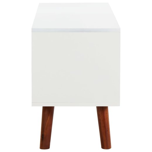 TV-Schrank 110x35x50 cm Massivholz Akazie und MDF