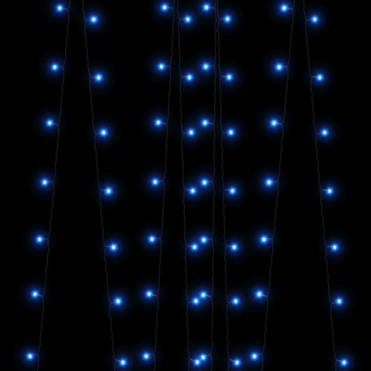 Solar-Lichterkette Indoor Outdoor 5 Stk. 5x200 LED Blau
