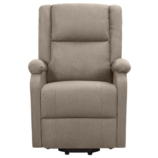 Sessel mit Aufstehhilfe Taupe Stoff