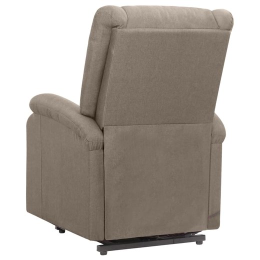 Sessel mit Aufstehhilfe Taupe Stoff