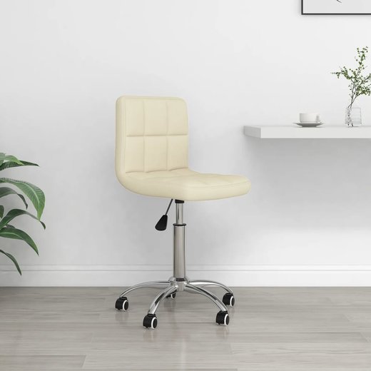 Brostuhl Drehbar Creme Stoff