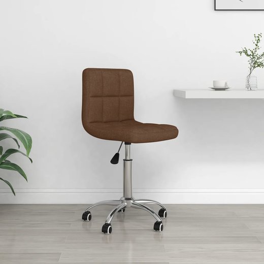 Brostuhl Drehbar Braun Stoff